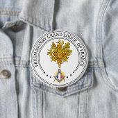 Freimaurerloge Frankreich Button (Beispiel)