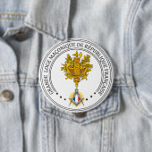 Freimaurerloge Frankreich Button (Beispiel)