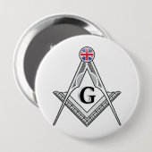 Freimaurerloge Großbritannien Button (Vorne & Hinten)