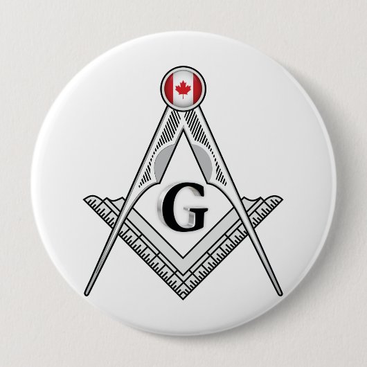 Freimaurerloge Kanada Button (Vorderseite)