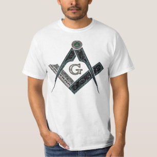 Freimaurermaurer-Emblem-Logo T-Shirt