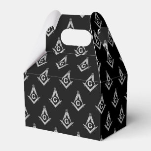 Freimaurermuster (Schwarzes) Geschenkschachtel