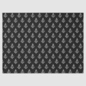 Freimaurermuster (Schwarzes) Seidenpapier (Vorderseite)