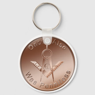 Freimaurerpenny Schlüsselanhänger