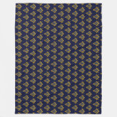 Freimaurerplatz und Kompass Fleecedecke (Vorderseite)