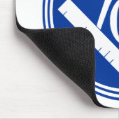 Freimaurerquadrat und Kompass Mousepad (Ecke)