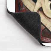 Freimaurerquadrat- und Kompassfunktionswerkzeuge Mousepad (Ecke)