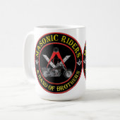 Freimaurerreiter Tasse oder Stein (Vorderseite Links)