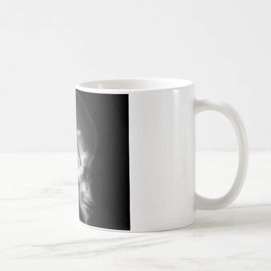 Freimaurerröntgenstrahl-alien-Schädel Kaffeetasse (Rechts)