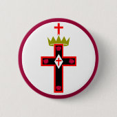 FreimaurerRosicrucian Gesellschafts-Knopf Button (Vorderseite)