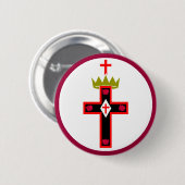 FreimaurerRosicrucian Gesellschafts-Knopf Button (Vorne & Hinten)