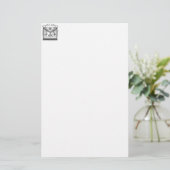 FreimaurerSchürze Briefpapier (Stehend Vorderseite)