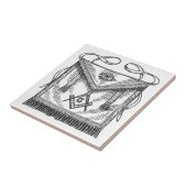FreimaurerSchürze Fliese (Seite)