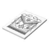FreimaurerSchürze Notizblock (Rotiert)