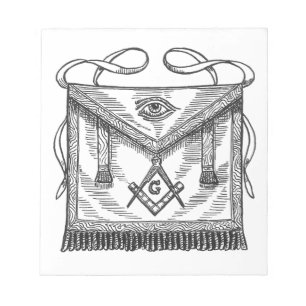 FreimaurerSchürze Notizblock