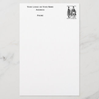 Freimaurerstationäres Briefpapier