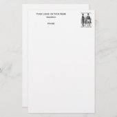 Freimaurerstationäres Briefpapier (Vorne/Hinten)