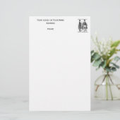 Freimaurerstationäres Briefpapier (Stehend Vorderseite)