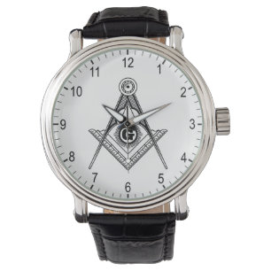 Freimaurersymbol Armbanduhr