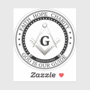 Freimaurersymbol Aufkleber