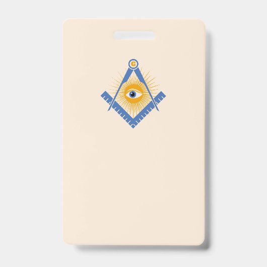 Freimaurersymbol Ausweis (Vorderseite)