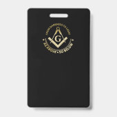 Freimaurersymbol Ausweis (Rückseite)