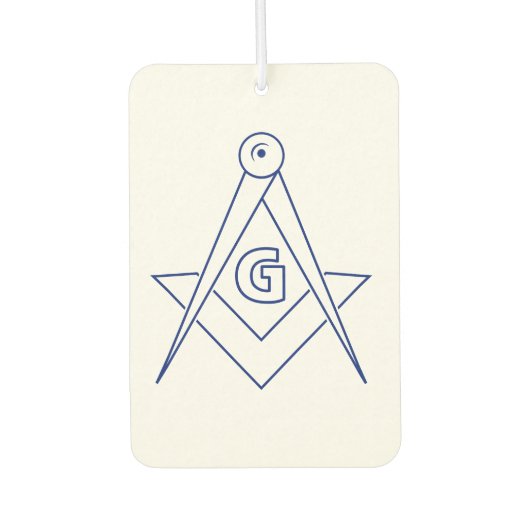 Freimaurersymbol Autolufterfrischer (Vorderseite)