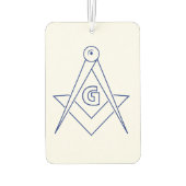 Freimaurersymbol Autolufterfrischer (Rückseite)