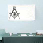 Freimaurersymbol Banner (Messeveranstaltung)