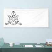Freimaurersymbol Banner (Messe)
