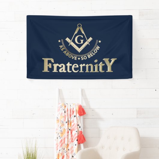 Freimaurersymbol Banner (Insitu)