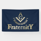 Freimaurersymbol Banner (Horizontal)