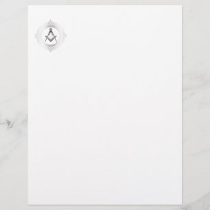 Freimaurersymbol Briefbogen