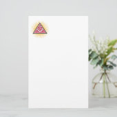 Freimaurersymbol Briefpapier (Stehend Vorderseite)