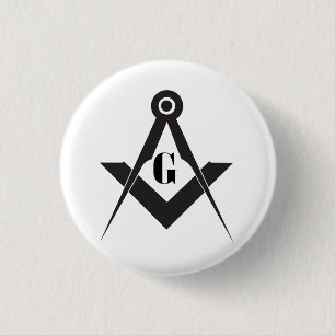 Freimaurersymbol Button