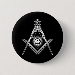 Freimaurersymbol Button