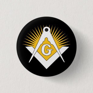 Freimaurersymbol Button