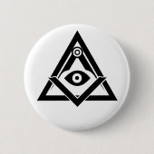 Freimaurersymbol Button (Vorderseite)