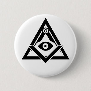 Freimaurersymbol Button