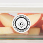Freimaurersymbol Etiketten (Befestigt)