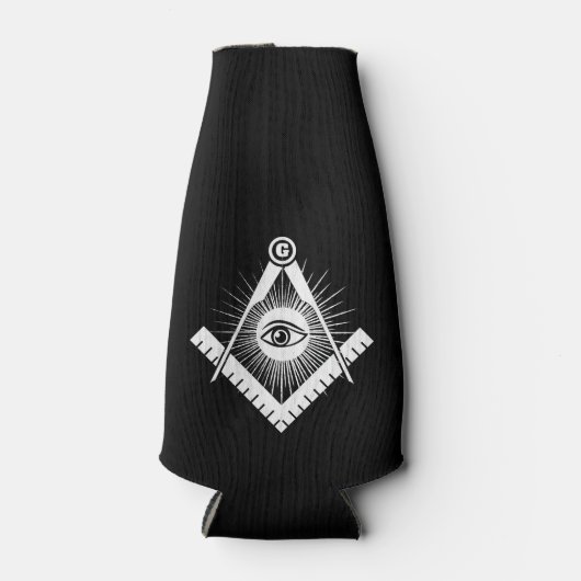 Freimaurersymbol Flaschenkühler (Vorderseite)