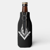 Freimaurersymbol Flaschenkühler (Flasche Rückseite)