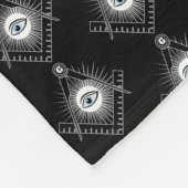 Freimaurersymbol Fleecedecke (Ecke)