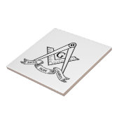 Freimaurersymbol Fliese (Seite)