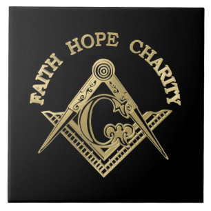 Freimaurersymbol Fliese