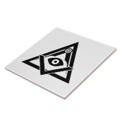Freimaurersymbol Fliese (Seite)