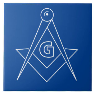 Freimaurersymbol Fliese