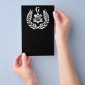 Freimaurersymbol Flyer (Handgriff)
