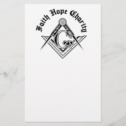 Freimaurersymbol Flyer (Vorne)