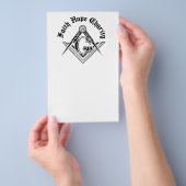 Freimaurersymbol Flyer (Handgriff)